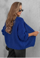 Krótki Cardigan oversize z zapięciem Cloud Touch zmeurie