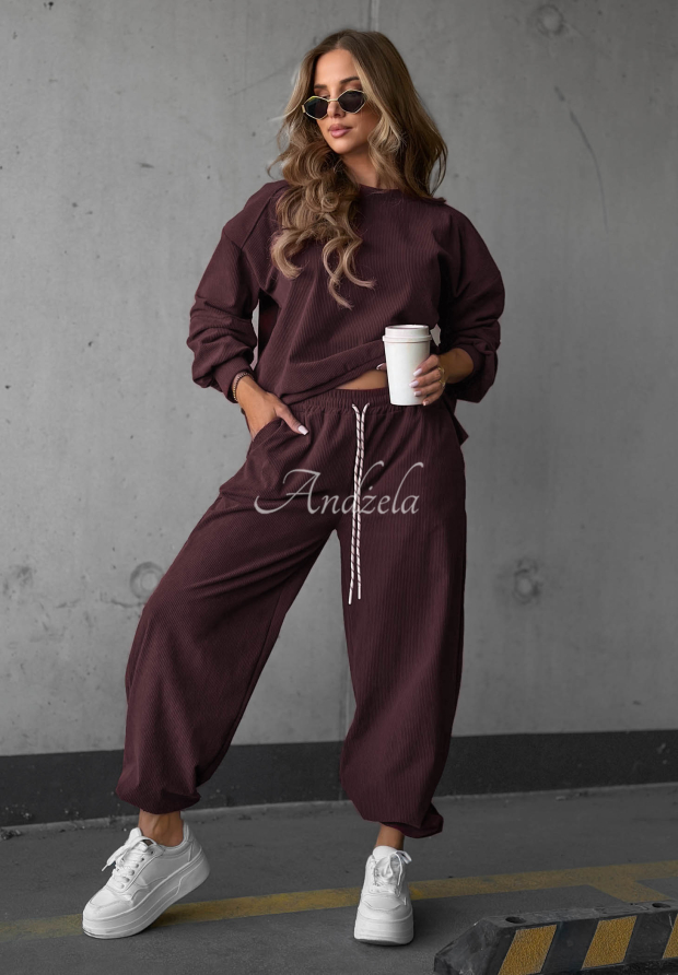 Set trening din catifea reiată cu viscoză Endless Comfort