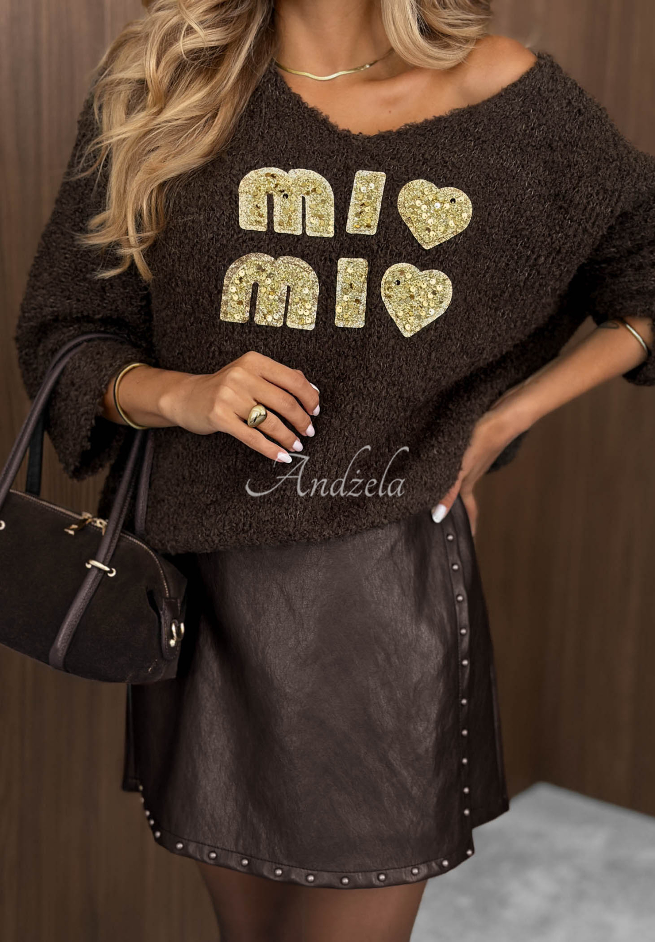 Pulover moale cu mohair și lână Mi Mio