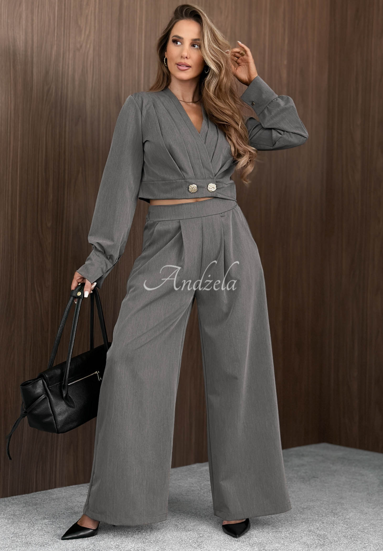 Compleu elegant cu pliuri Style Desire