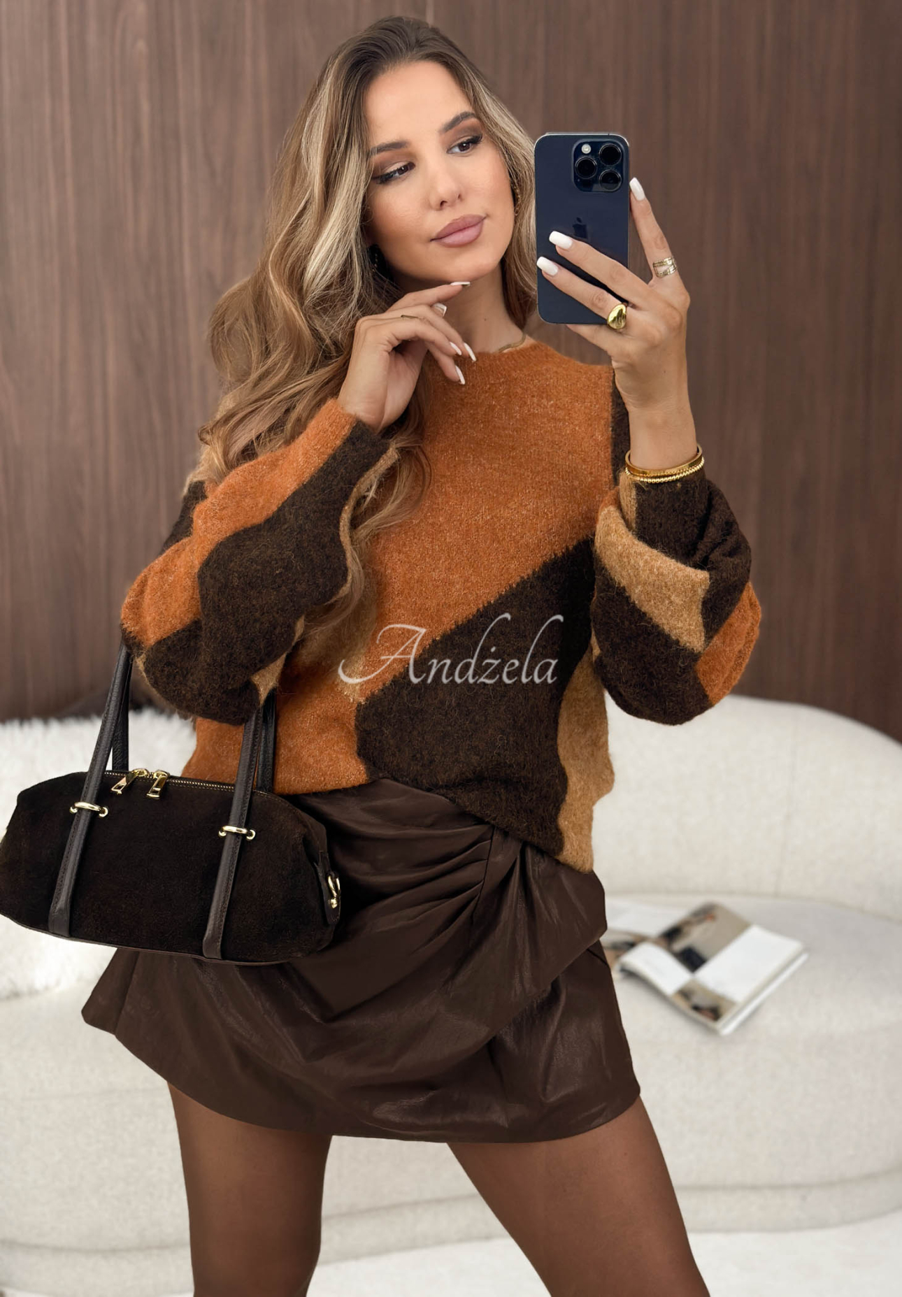 Pulover cu modele colorate, lână și alpaca Soft Whispers