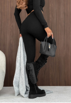 Dopasowane Colanți Lucky Girl negre