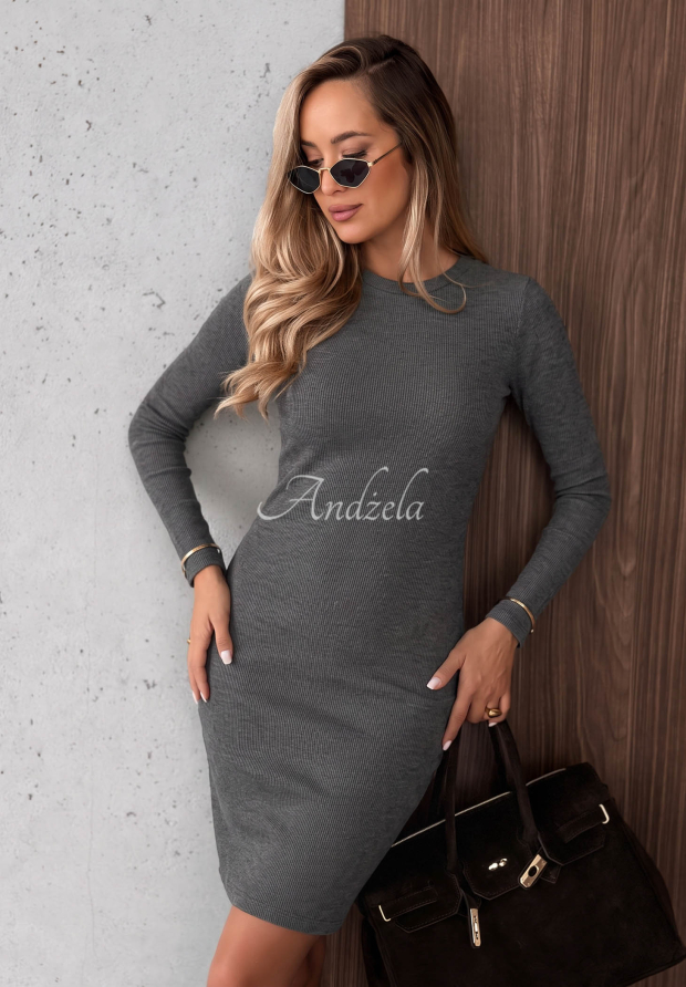 Rochie mini din bumbac cu striații Every Season