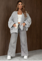 Pulover Cardigan oversize bez zapięcia Candle Nights kaki