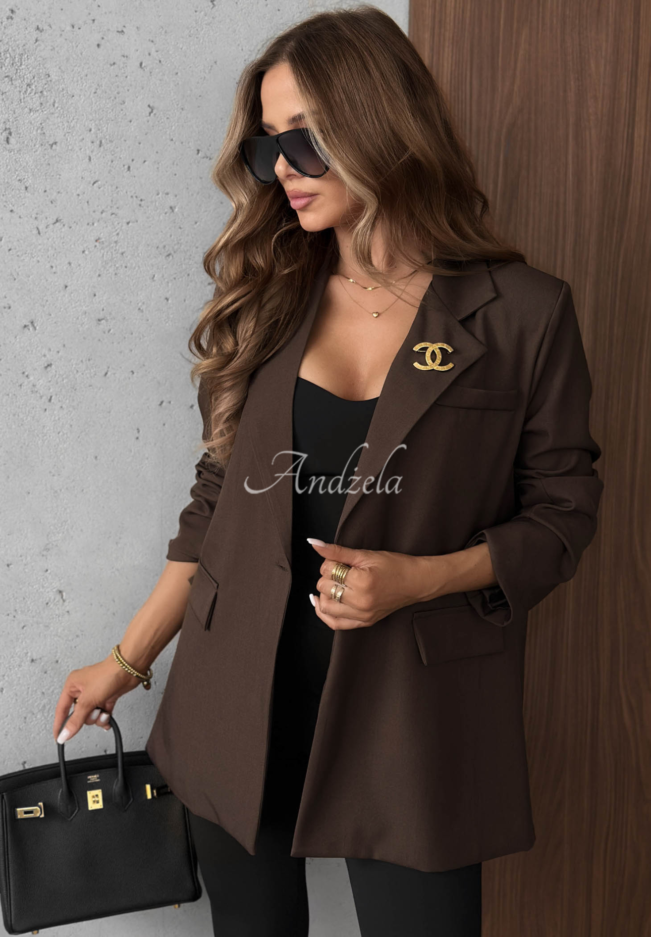 Elegancka Sacou z kołnierzem Timeless Poise