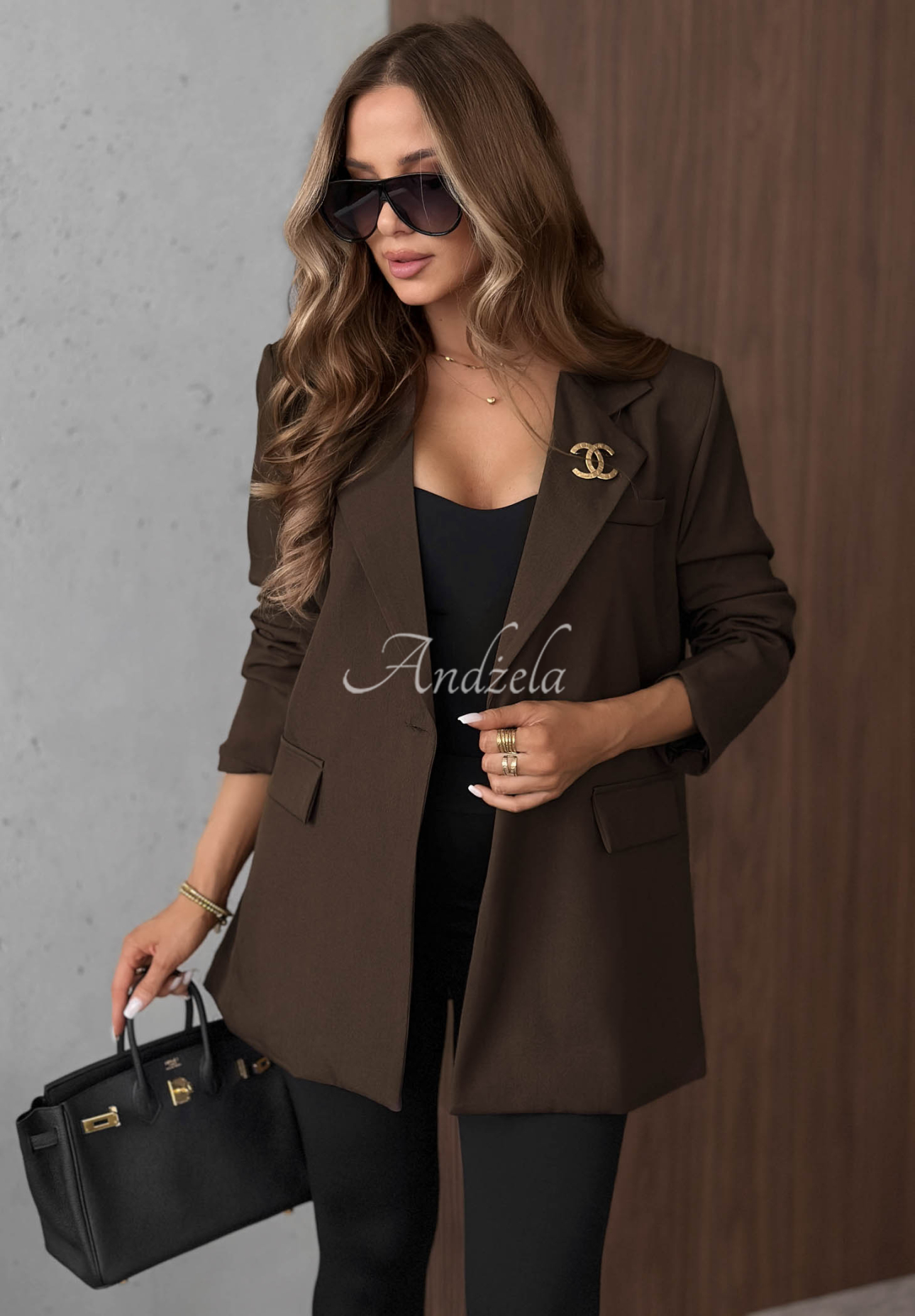 Elegancka Sacou z kołnierzem Timeless Poise