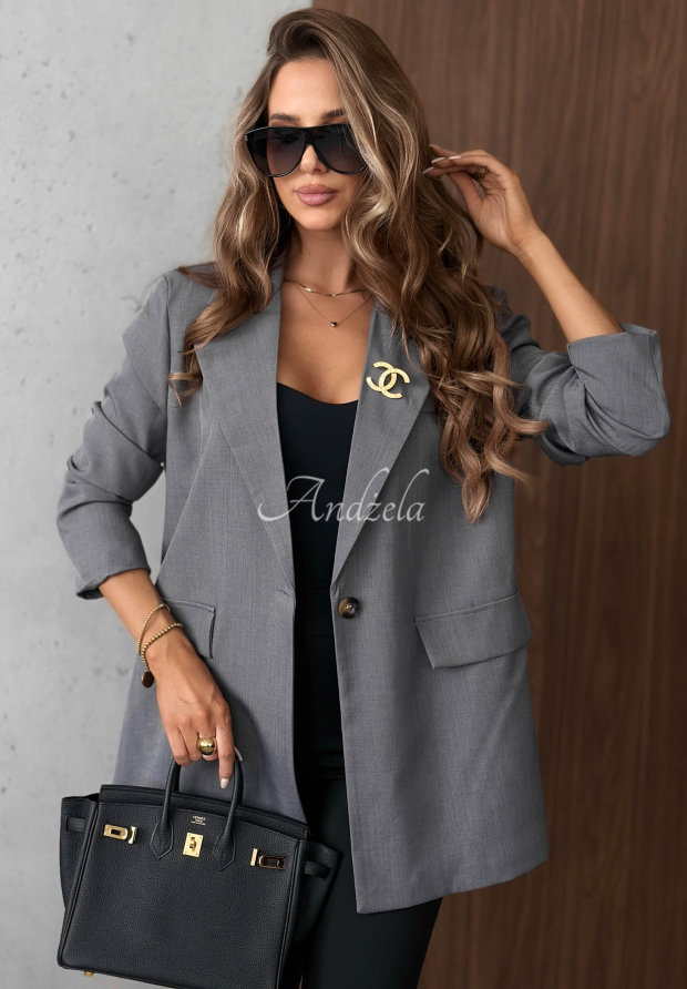 Elegancka Sacou z kołnierzem Timeless Poise