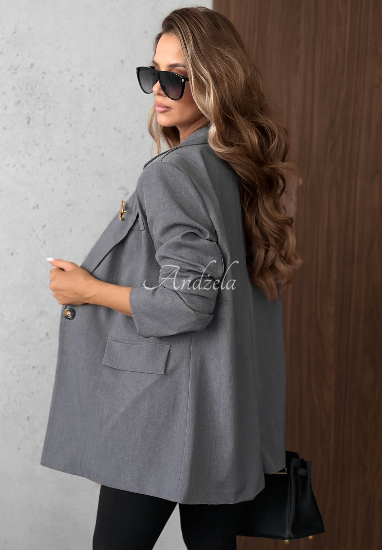 Elegancka Sacou z kołnierzem Timeless Poise