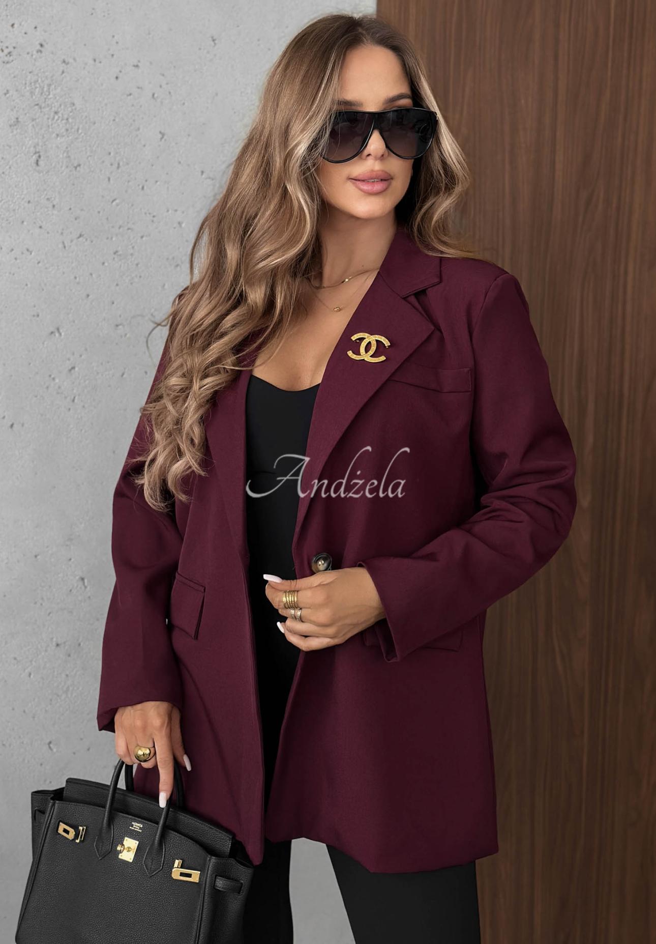 Elegancka Sacou z kołnierzem Timeless Poise