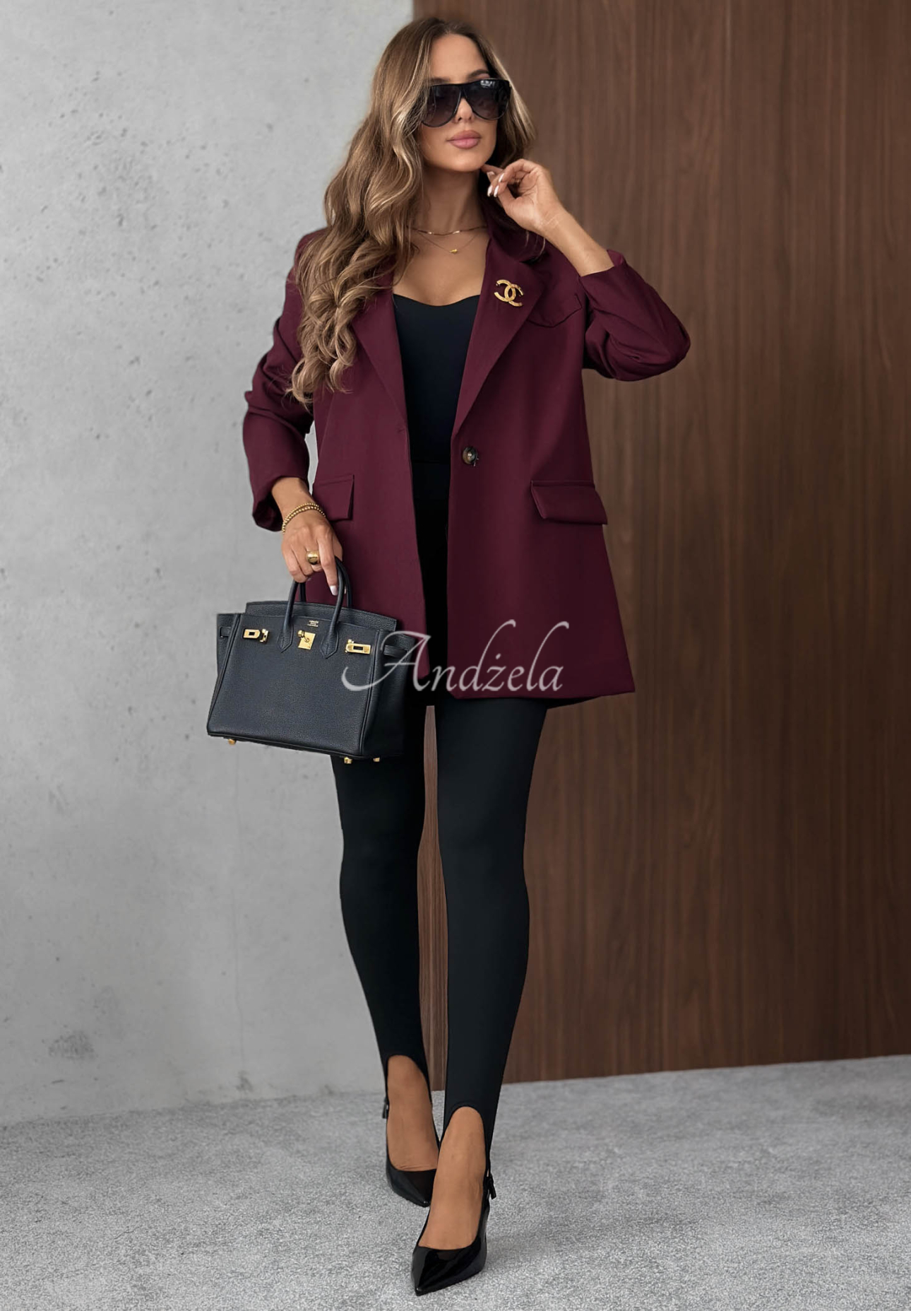 Elegancka Sacou z kołnierzem Timeless Poise