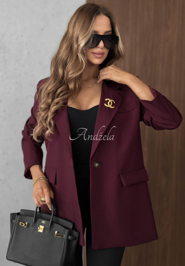 Elegancka Sacou z kołnierzem Timeless Poise