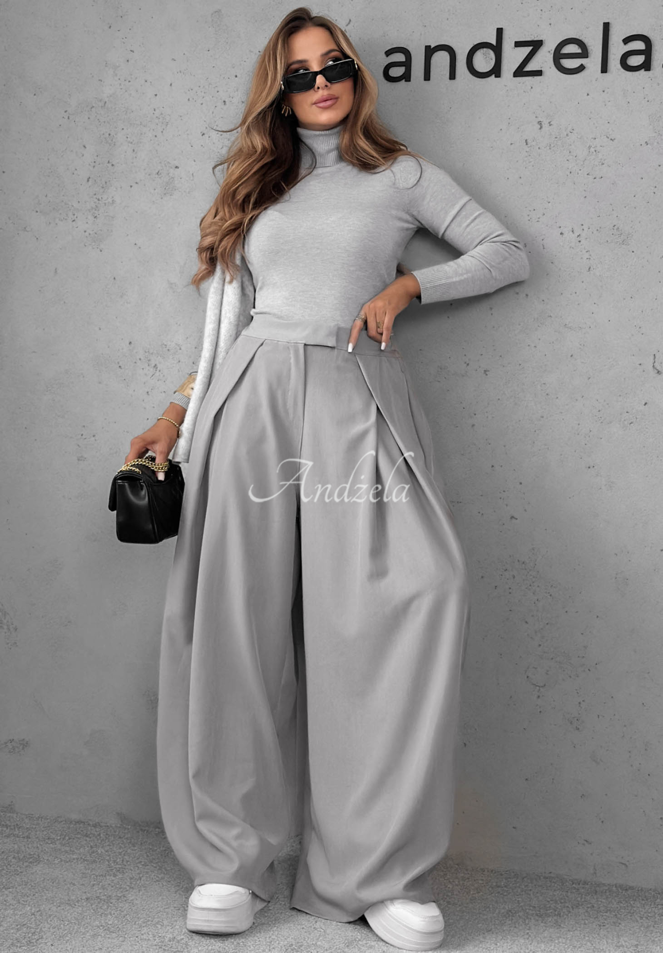 Pantaloni eleganți cu pliuri The Edition