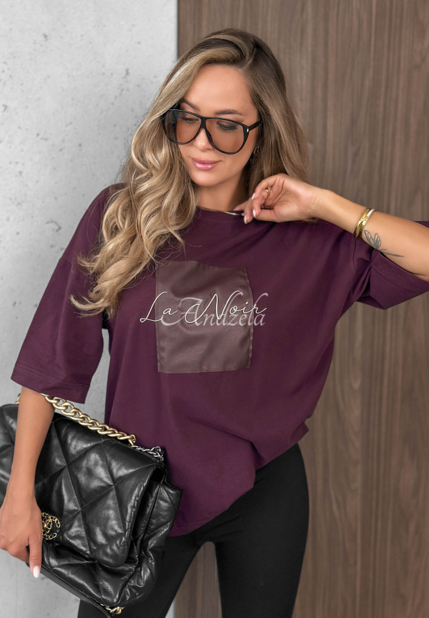 Tricou din bumbac cu aplicație decorativă This Happens