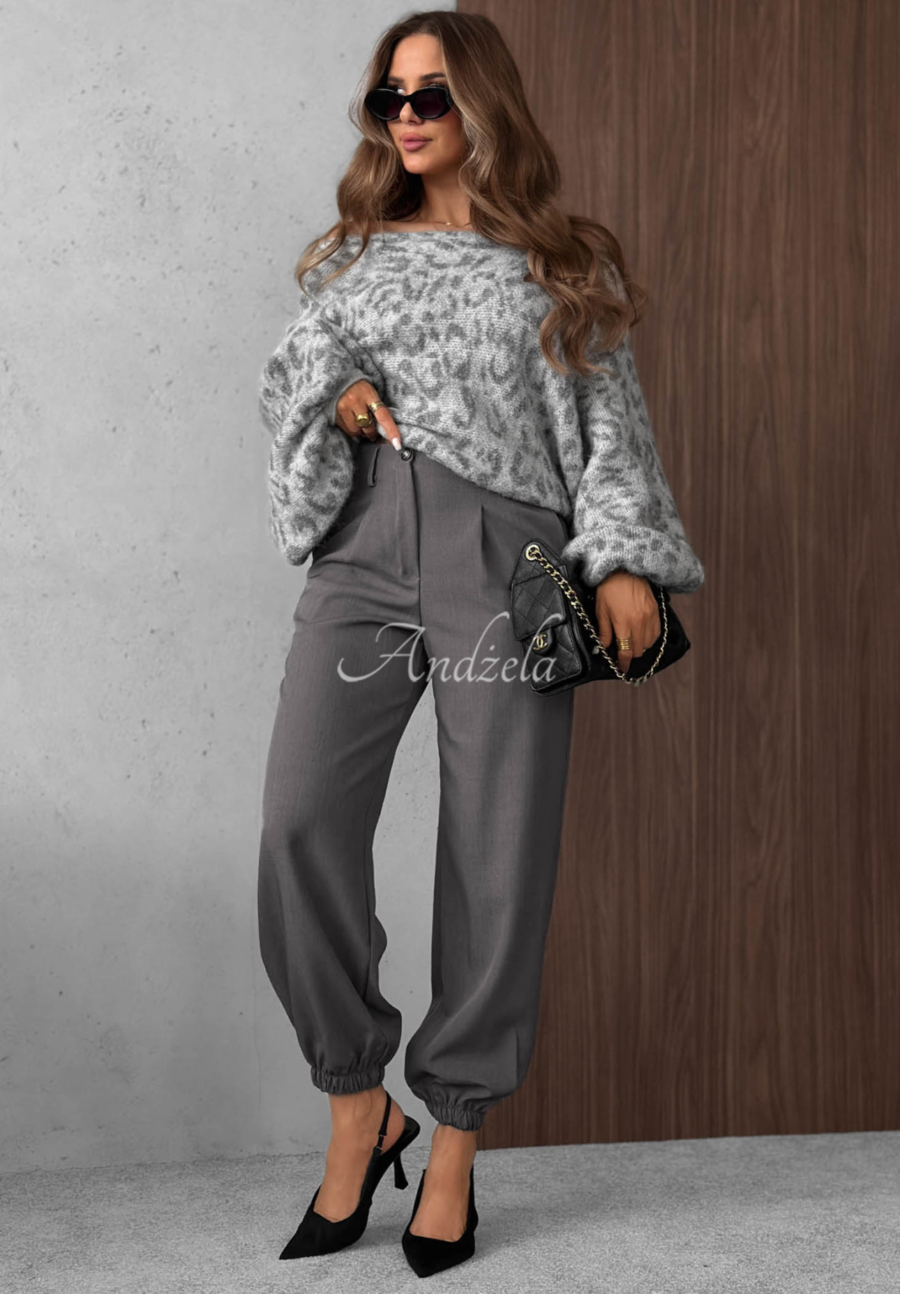 Pantaloni jogger eleganți cu elastic în talie Good For Me