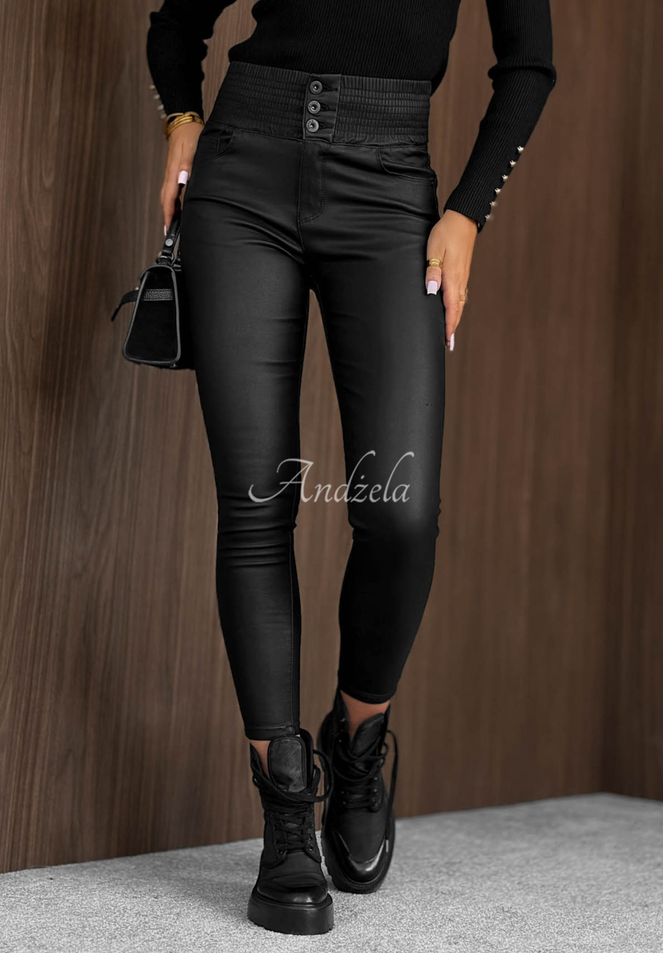 Pantaloni skinny din piele Same Story