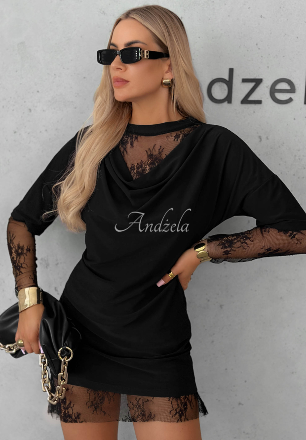 Rochie mini cu dantelă Elegant Affair