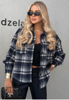 Cămașă z kołnierzem w kratę Maple Plaid bluemarin