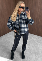 Cămașă z kołnierzem w kratę Maple Plaid bluemarin