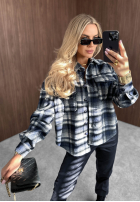 Cămașă z kołnierzem w kratę Maple Plaid bluemarin
