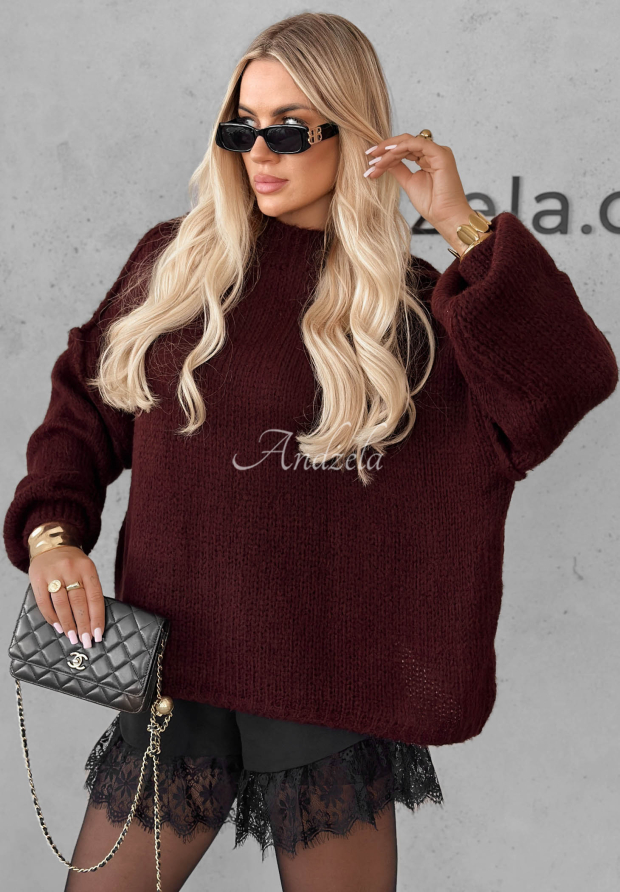 Pulover moale oversize November Mist