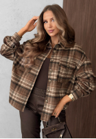 Cămașă z kołnierzem w kratę Maple Plaid bluemarin