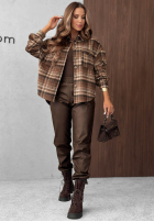 Cămașă z kołnierzem w kratę Maple Plaid bluemarin