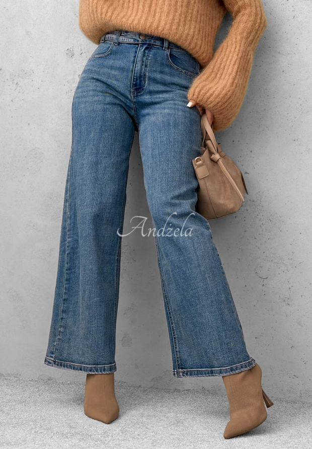 Blugi wide leg Cozy Streets