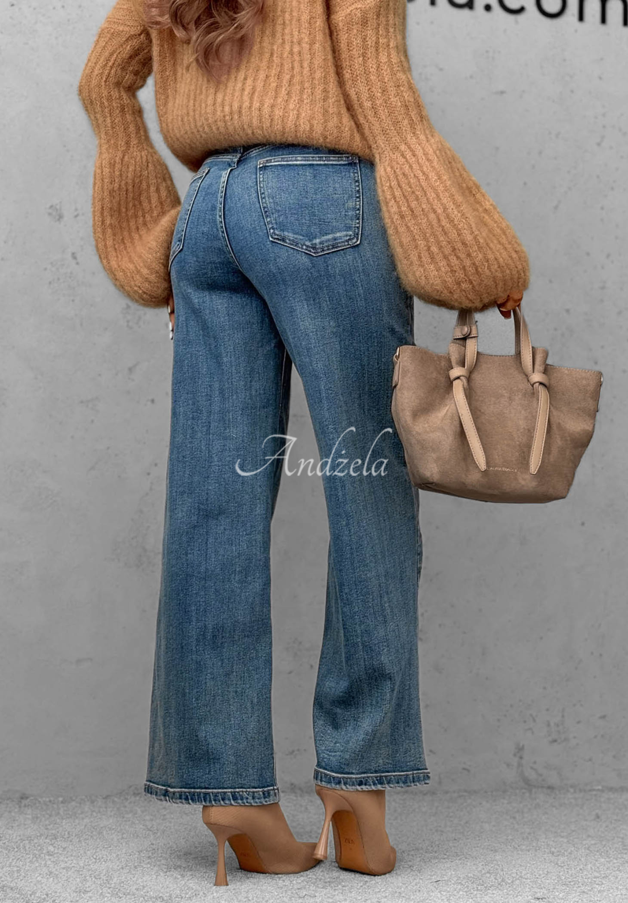 Blugi wide leg Cozy Streets