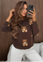Pulover z misiami Sweet Bears ecru