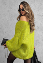 Pulover oversize Gentle Cuddle ciocolatiu