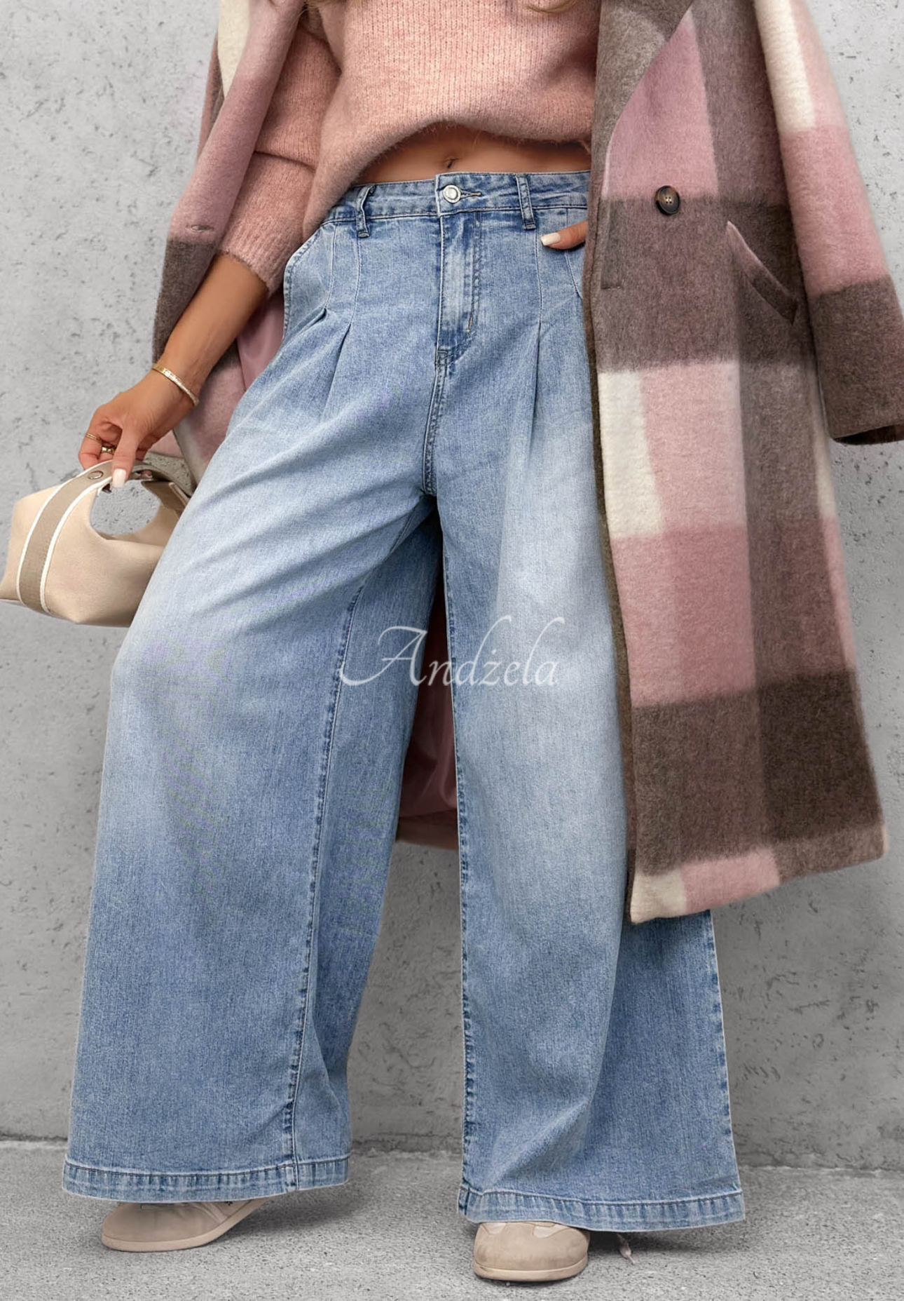 Blugi wide leg Daily Walk