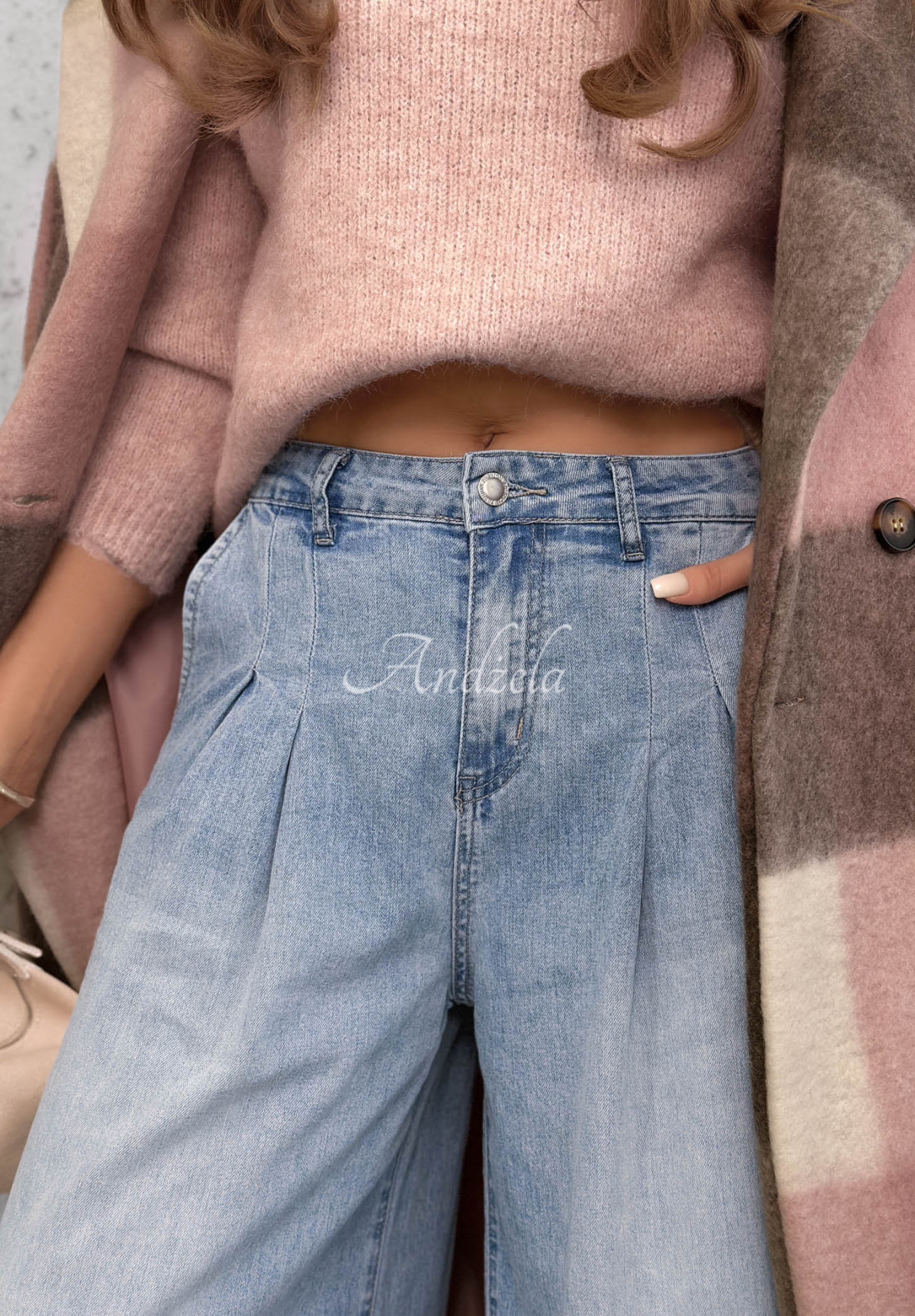 Blugi wide leg Daily Walk