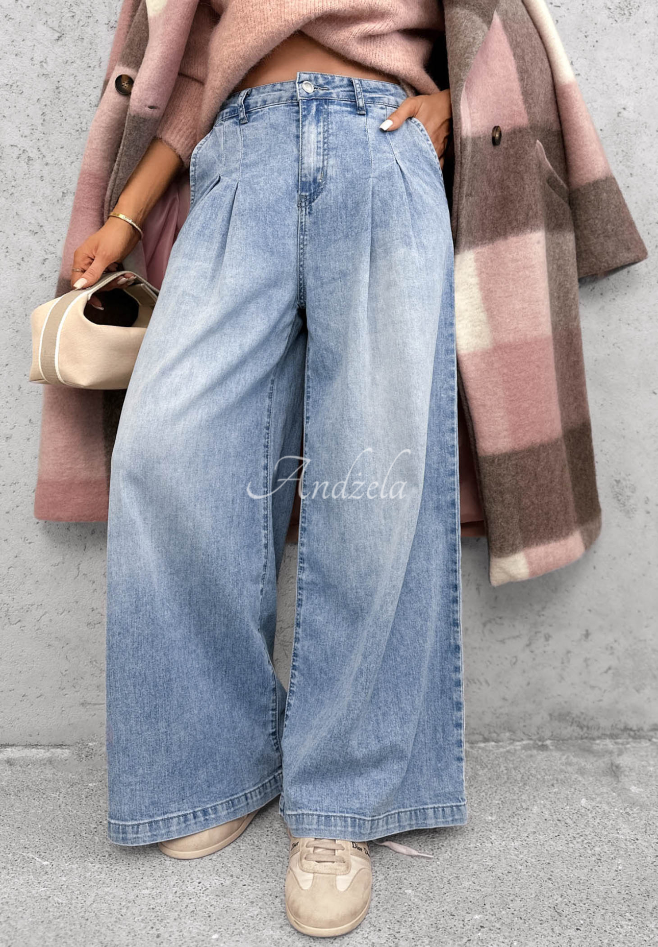 Blugi wide leg Daily Walk