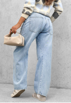 Pantaloni din denim baggy City Walk albastru deschis