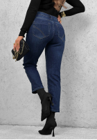 Pantaloni din denim skinny No Rush Today bluemarin