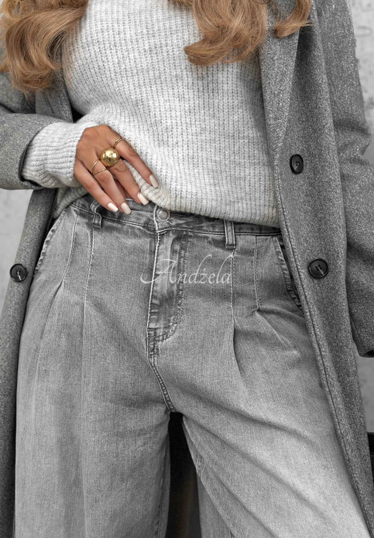 Blugi wide leg Daily Walk