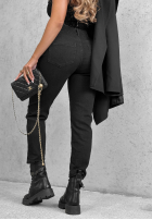 Pantaloni din denim skinny Casual Mood negre