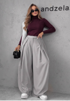 Dopasowany Pulover z golfem Solange mov afină