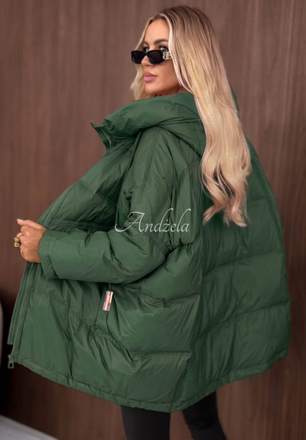 Geacă matlasată Coldest Of Times cu glugă
