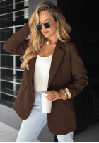 Sacou oversize Best Version ciocolatie