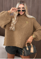 Miękki Pulover Lola Love camel