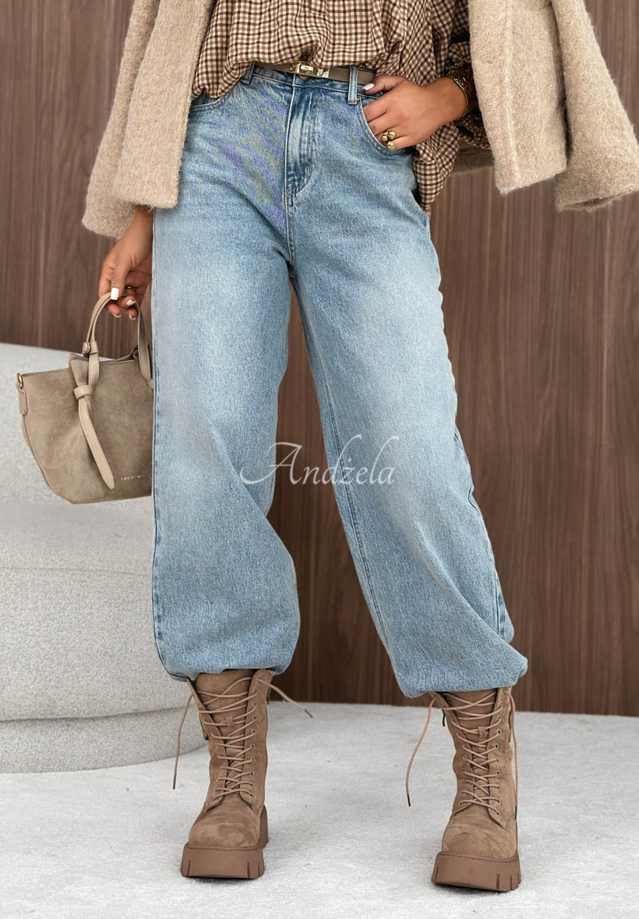 Blugi mom fit Street Rhythm
