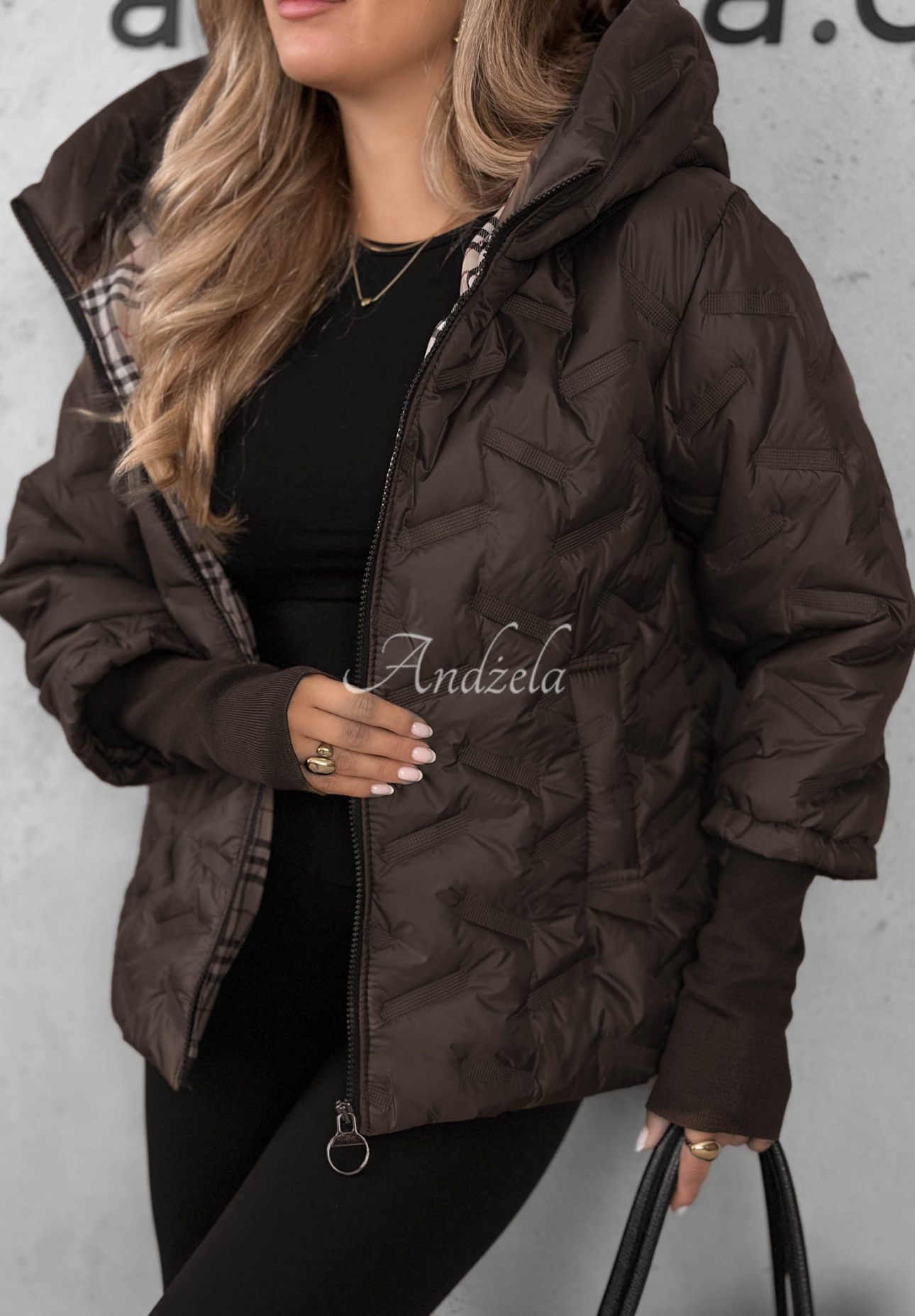 Geacă matlasată cu glugă Autumn Edge