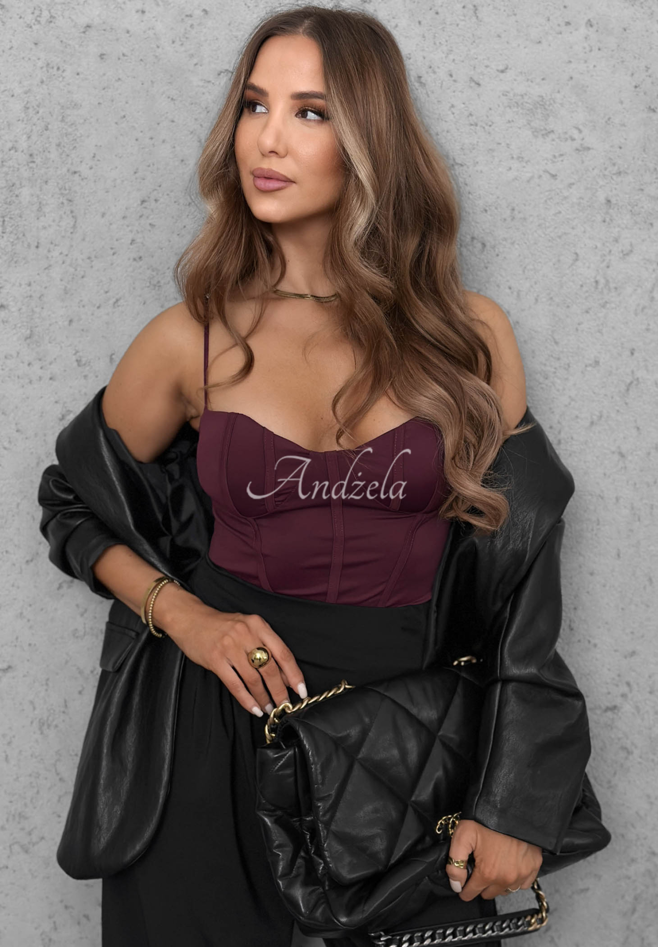 Top         corset scurt cu bretele Night Romance