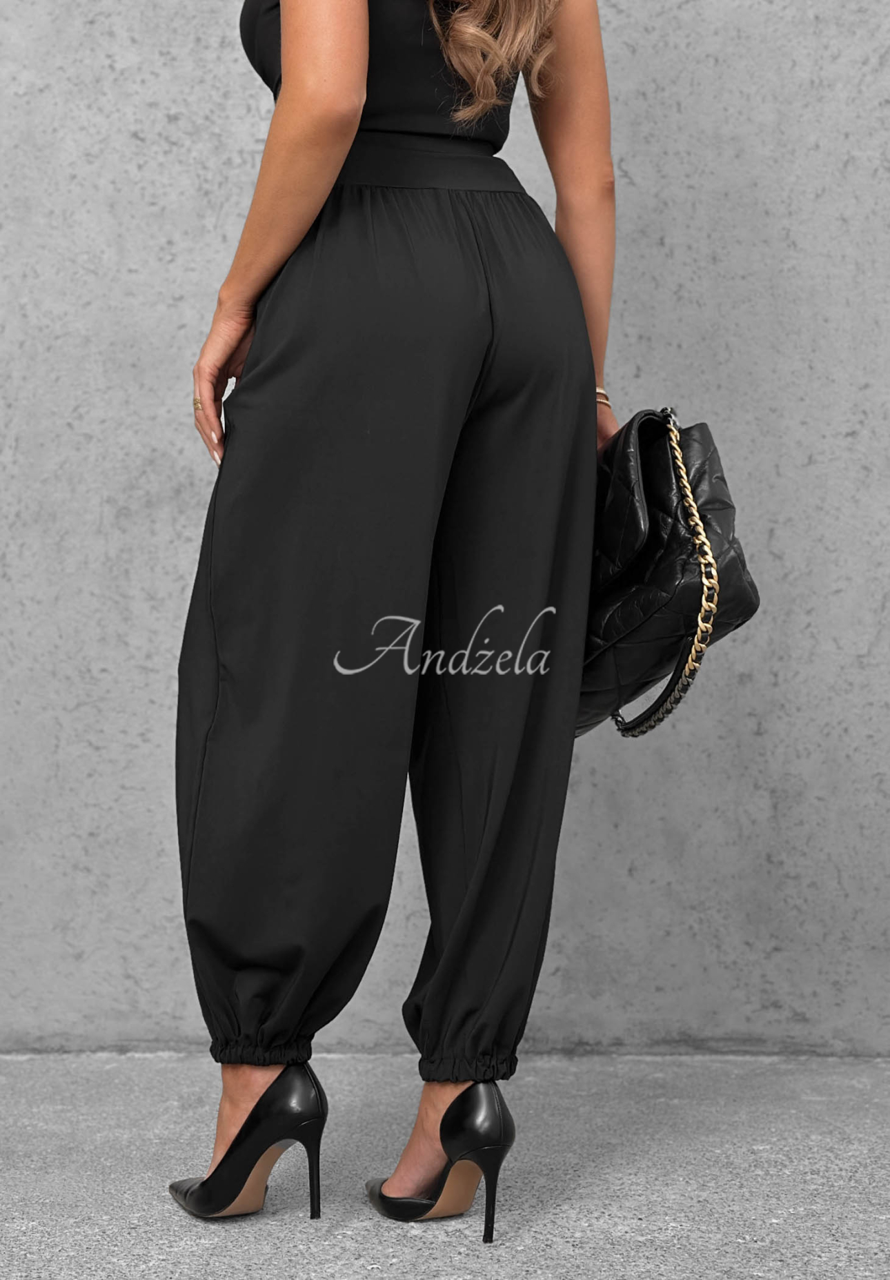 Pantaloni harem din viscoză Bad Attitude