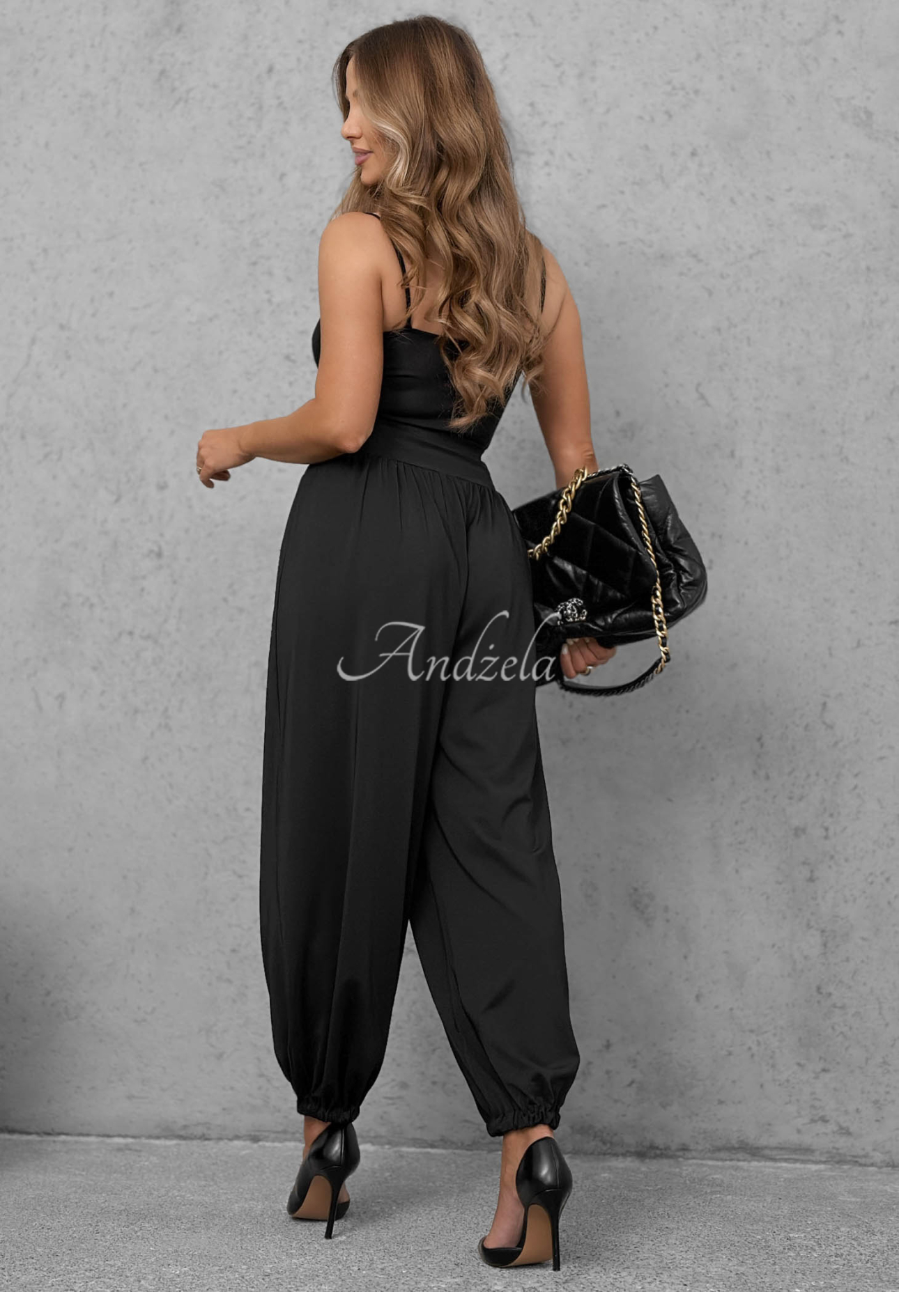 Pantaloni harem din viscoză Bad Attitude