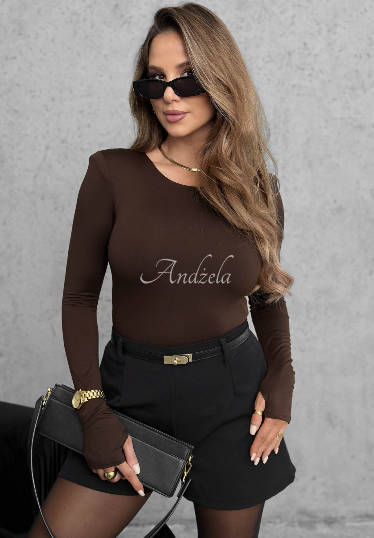 Bluză longsleeve Basically Fine