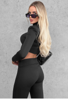 Scurtă Bluză longsleeve Sassy Muse negru