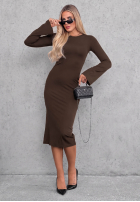 Rochie longsleeve dzwonek Champagne Nights negru