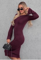 Rochie longsleeve dzwonek Champagne Nights negru